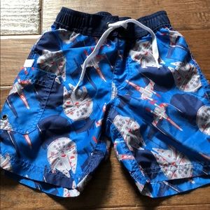 Star Wars Swim trunks! Size 90, approx size 3T